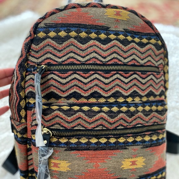 Printed backpack - Picture 2 of 6